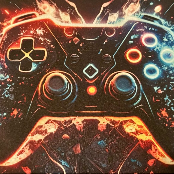 Multicolored Gaming Mouse Pad - Non-Slip, Washable, Stitched Edges - Like New! - Picture 9 of 15